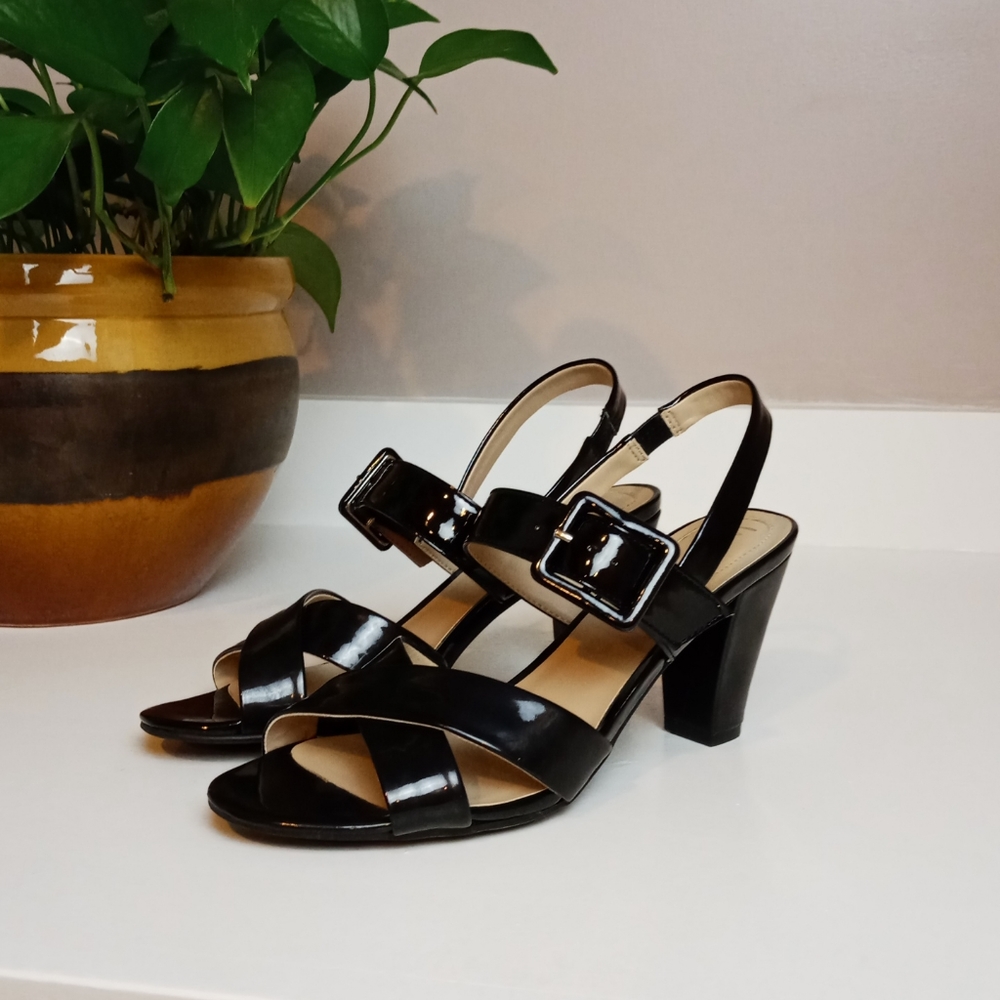 Nickels // Black Strappy Heels